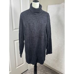 Honors XL Black Turtleneck Long Sleeve Sweater‎ Dress Tunic
